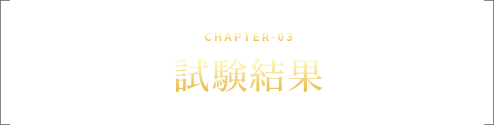 CHAPTER-03 試験結果