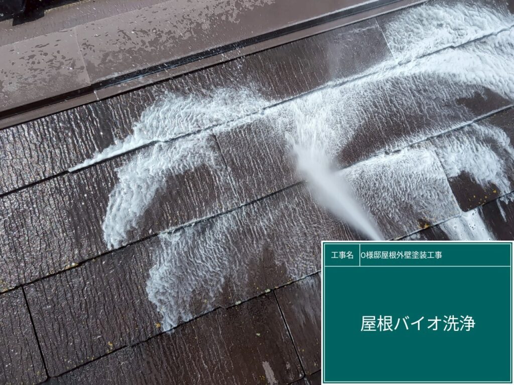 屋根バイオ洗浄