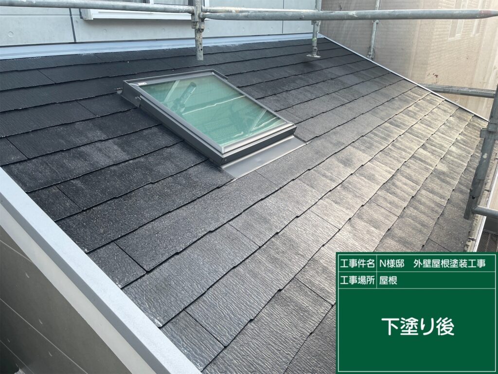 下塗り後です。