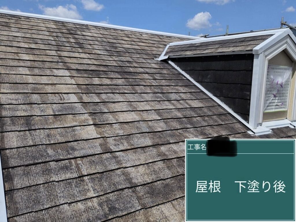 下塗り後です。